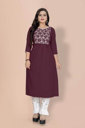 NEW LAUNCHING KURTI WITH PENT       FALAK 