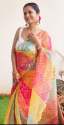Organza Bandhani Super Hit New Design Saree thumb 2