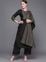 PRESENT COTTON KURTI WITH PENT SET 