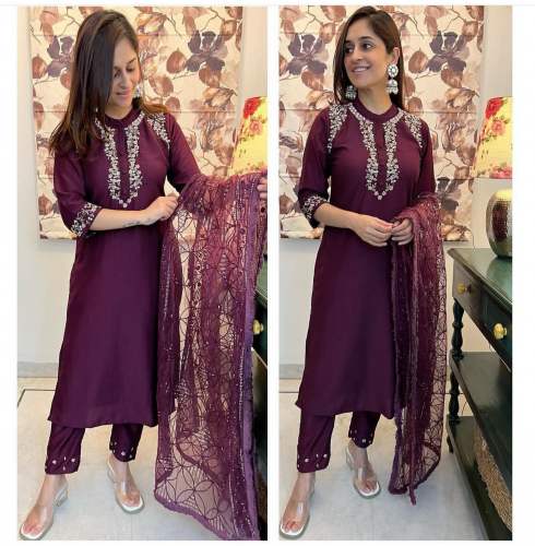  SEQUENCE EMBROIDERY KURTI 