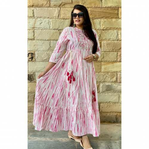 SHIBORI FULL FLAIR GOWN
