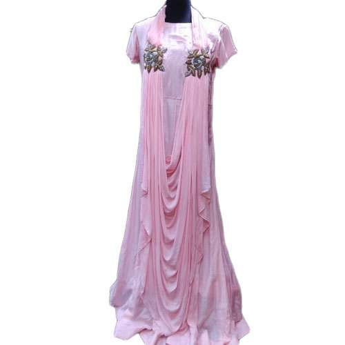 Designer Plain Party wear Gown  by Parina Creation