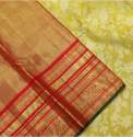 Gold Tissue Kanchivaram Bridal Silk Saree thumb 2