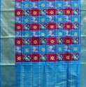 Handloom Multihued Checks Ikat Silk Saree thumb 1