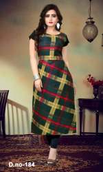 Digital Printed Crape kurti by RND Creation