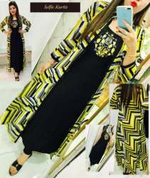 Rayon Designer Long Kurti