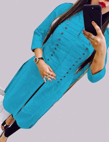 Slub Cotton kurti 