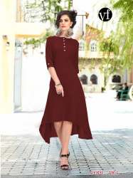 up down fancy kurtis by RND Creation