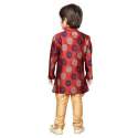 Kids Maroon Sherwani thumb 3