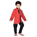 Kids Red Sherwani thumb 2