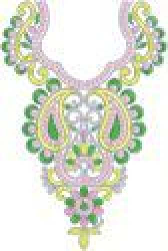 Neck Embroidery Designs For Kurtis