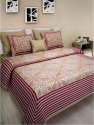 Jaipuri Printed Cotton Floral Bed Sheet thumb 3
