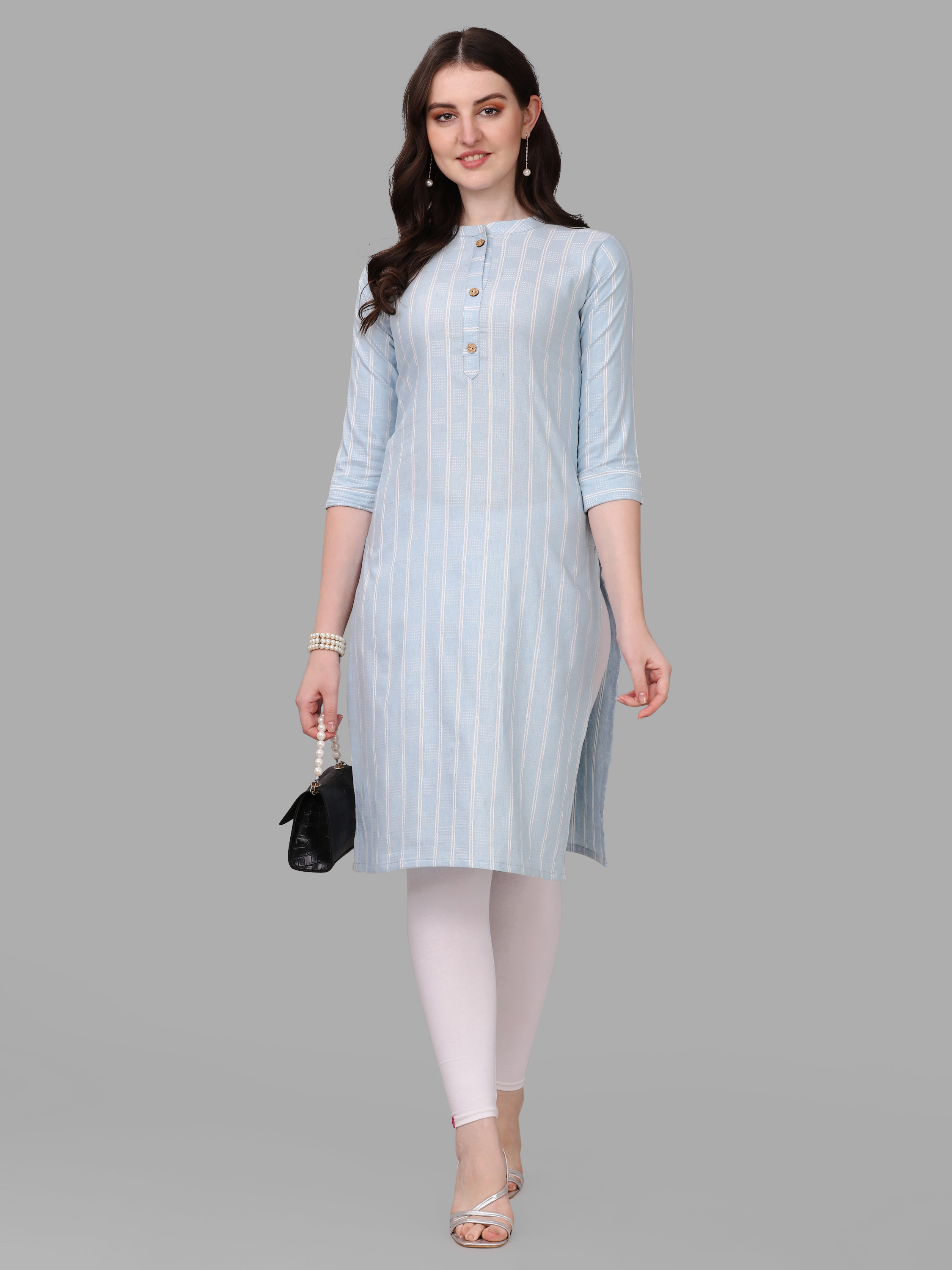weaving cotton kurti 
