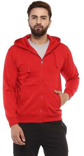 red zipper hoodies