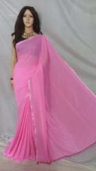 Plain Design Handloom Saree