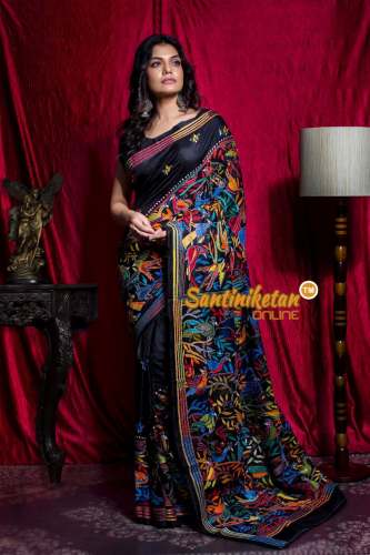 Pure Banglori kanta Saree by Santiniketan Online