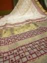 Cut work Linen Saree thumb 4