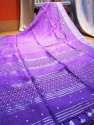 Cut work Linen Saree thumb 5