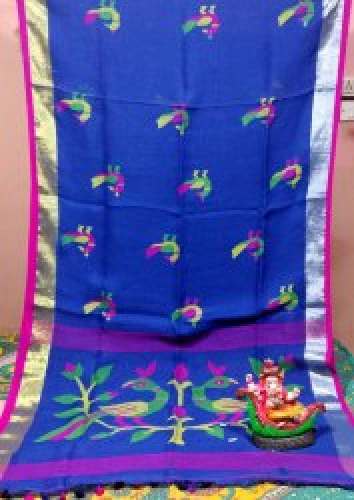 Hand Loom Jamdani saree by Murshidabad Saree Kuthir