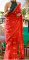 Khadi Cotton Ball Print Saree  thumb 3