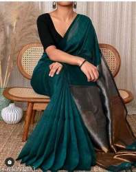 Khadi Cotton Tissue Sarees