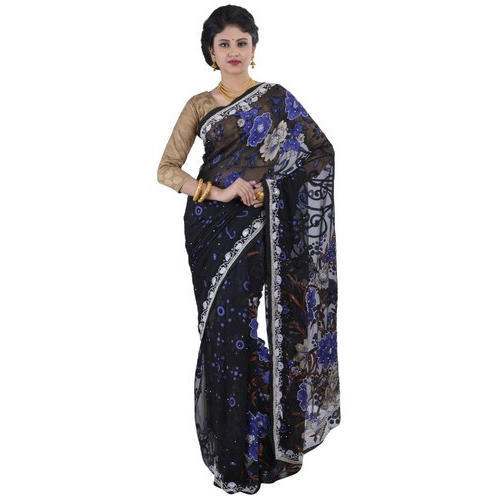 Designer Brasso Net Saree by Kimatra Trendy Fashion Mantra