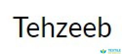 Tehzeeb logo icon
