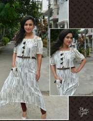 Cotton printed trendy kurtis