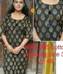 Cotton weaving kurtis