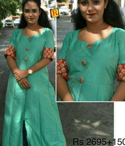 Gown syle fancy kurtis 