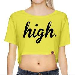 Fancy Yellow Crop Top