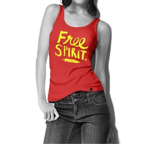 Red Tank Top by Irongrit Private Limited