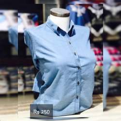 Fancy Girls Formal Denim Shirt 