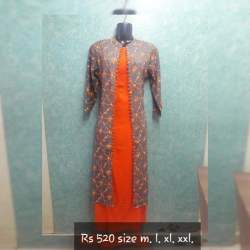 Fancy Jacket Style Kurti 