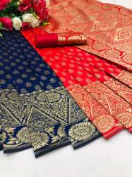 Banarasi FABULOUS Lichi Soft Silk Saree