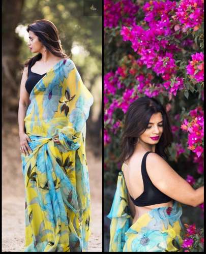Georgette Saree by Choiceespecial