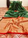 Parti Wear Designer Banarasi Silk saree thumb 2