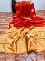 Parti Wear Designer Banarasi Silk saree thumb 3