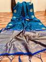 Parti Wear Designer Banarasi Silk saree thumb 5