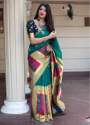 Pure Banarasi Silk saree thumb 7