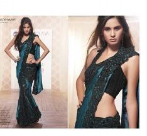 Party wear saree for girl top