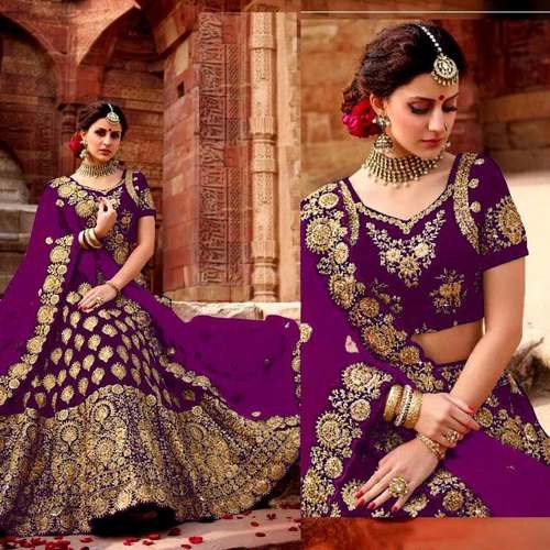 Designer Embroidered Bridal Lehenga Choli 