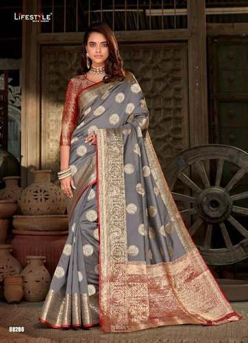 Festive wear Banarasi Catalog Saree  by Aayesha Creation