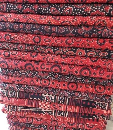 Ajrkah Cotton Printed Fabric  by Prateema Fashions