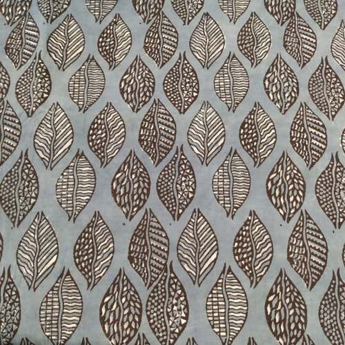 Leaf Design Cotton Printed Fabric  by Prateema Fashions