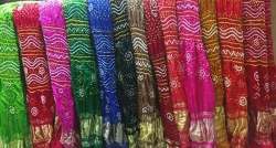 Pure Bandhani SIlk Dupatta 