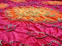 Pure Gaji Silk Handloom Bandhani Saree 
