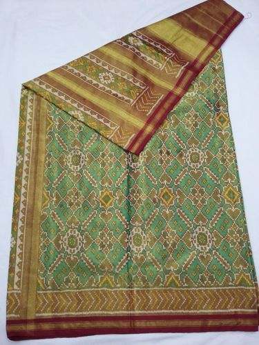 Pure Silk Patola Hand Crafted Saree