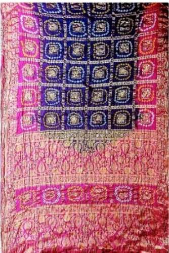 Bandhani Art Silk Saree by Shiriji Emporium