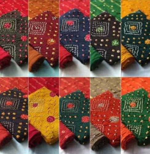 Fancy Bandhani Dress Material by Shreeji Emporium